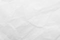 White crumpled paper texture background. Close-up Royalty Free Stock Photo