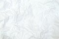 White crumpled paper texture background. creased paper Royalty Free Stock Photo