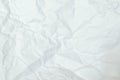 White crumpled paper texture background. creased paper Royalty Free Stock Photo
