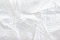 white crumpled paper texture background. Royalty Free Stock Photo