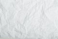 White crumpled paper texture or background Royalty Free Stock Photo