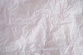 White wrinkle paper over brown paper Royalty Free Stock Photo