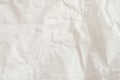 White wrinkle paper over brown paper Royalty Free Stock Photo