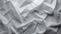 White Crumpled Paper Texture Royalty Free Stock Photo