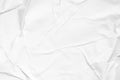 White crumpled paper texture in high key lighting background Royalty Free Stock Photo