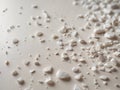 white crushed stones on light surface creating abstract background