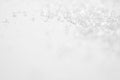 White crystals and soft bokeh abstract background with space for your text Royalty Free Stock Photo