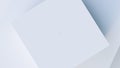 White cubes abstract background. Royalty Free Stock Photo