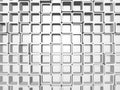 White cubes structure. Abstract futuristic background Royalty Free Stock Photo
