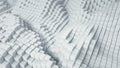 White cubic blocks abstract 3D rendering Royalty Free Stock Photo