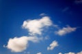 white cumulus spring clouds Royalty Free Stock Photo