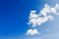 white cumulus spring clouds Royalty Free Stock Photo