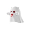 White cunning ghost for halloween