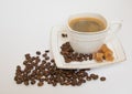 white cup black coffee Royalty Free Stock Photo