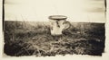 Vintage-inspired Tintype Mug In A Rustic Prairie Setting