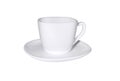 White cup and saucer