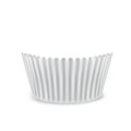 White cupcake paper cup, blank template for design