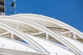 White Curved Architecture on Blue Sky