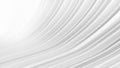 White curved lines, an animated abstract background with white curved waves, 3D rendering Royalty Free Stock Photo
