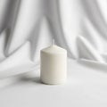 Is unlit and centrally positioned, with a small wick visible Royalty Free Stock Photo