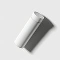 White Cylindrical Container Mockup Royalty Free Stock Photo