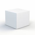 Bold And Lifelike: White Cube On White Background