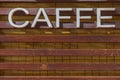 3d Caffe Sign Royalty Free Stock Photo