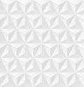 Abstract 3D white triangle seamless pattern, 3d triangle background, Vector. Royalty Free Stock Photo