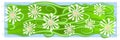 White Daisies Banner Pattern