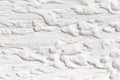 White decorative plaster texture. Light modern abstract background.