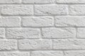 White decorative rough stucco with brick wall imitation background texture