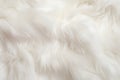 White delicate soft background of plush fabric. Synthetic fur. Generative AI Royalty Free Stock Photo