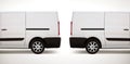 Delivery Vans Royalty Free Stock Photo