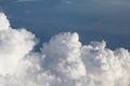 White dense fluffy clouds