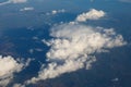 White dense fluffy clouds