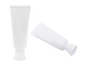 White dentifrice blank tube