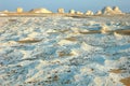 White desert in Egypt