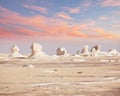 White desert in Egypt Royalty Free Stock Photo