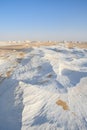 White desert in the Sinai Peninsula, Egypt Royalty Free Stock Photo