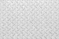 White diamond plate texture and background seamless