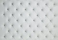 WHITE DIAMOND STUDDED PADDED LUXURY LEATHER BACKGROUND Royalty Free Stock Photo