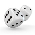 White dice