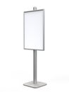 White Display Advertising Stand