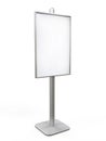 White Display Advertising Stand