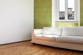 White divan, interior Royalty Free Stock Photo