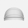 White dome awning mockup, realistic style