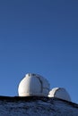 White dome structures against blue sky Royalty Free Stock Photo