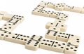 White domino game Royalty Free Stock Photo