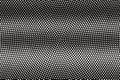 White dot on black halftone vector texture. Centered dotted gradient. Frequent dotwork surface for vintage effect Royalty Free Stock Photo