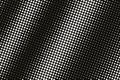 White dot on black halftone vector texture. Diagonal dotted gradient. Geometric dotwork surface for vintage effect Royalty Free Stock Photo